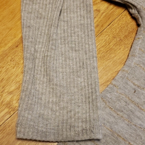 Francescas gray with gold stripe cardigan - Picture 3 of 3
